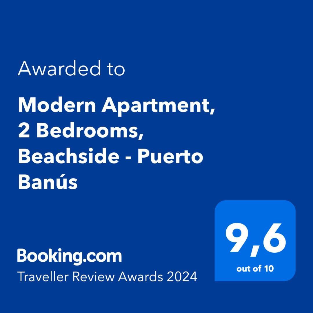 Modern Apartment - 2 Bedrooms, Beachside - Puerto Banus Marbella Dış mekan fotoğraf